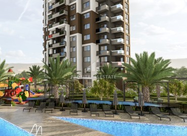 Комфортабельные квартиры, 53-74м², в комплексе премиум класса на этапе строительства в районе Мерсина – Чешмели ID-16523 фото-1