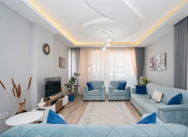 Luxurious furnished apartment 180m² with three bedrooms, separate kitchen and dressing room, Oba, Alanya ID-16529 фото-1