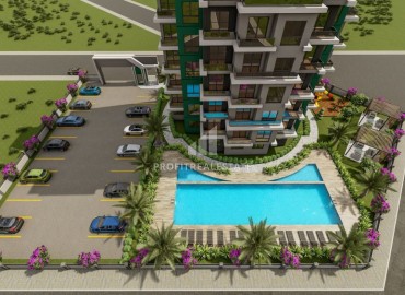 Комфортабельные квартиры, 50-53м², в элитном комплексе района Каргыпынары, Мерсин на этапе строительства ID-16536 фото-2