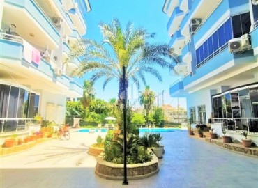 Three bedroom apartment, 145m², in a residence with a swimming pool in Oba, Alanya, 150m from the sea ID-16538 фото-1