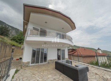 Two-storey furnished three-bedroom villa, 170m², with stunning views in Tepe, Alanya ID-16542 фото-1