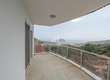 Two-storey furnished three-bedroom villa, 170m², with stunning views in Tepe, Alanya ID-16542 фото-20