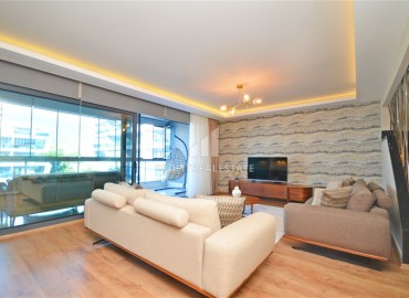 Stylish two-level apartment 2+1, 147m² with modern design and glazed balcony, Kargicak, Alanya ID-16543 фото-2