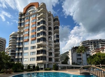 Spacious apartment for residence permit with sea view, 2+1, 120m², in a residence with facilities, Cikcilli, Alanya ID-16545 фото-1