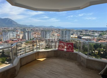 Spacious apartment for residence permit with sea view, 2+1, 120m², in a residence with facilities, Cikcilli, Alanya ID-16545 фото-13