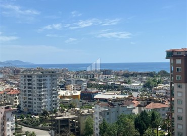 Spacious apartment for residence permit with sea view, 2+1, 120m², in a residence with facilities, Cikcilli, Alanya ID-16545 фото-14