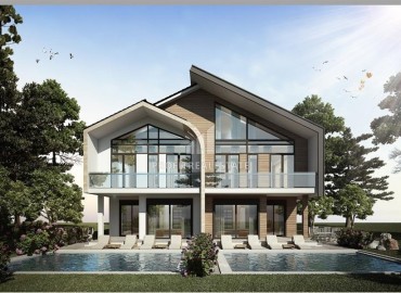 Modern luxury villa residence for citizenship, in installments from the developer, Doşemealti, Antalya ID-16551 фото-1
