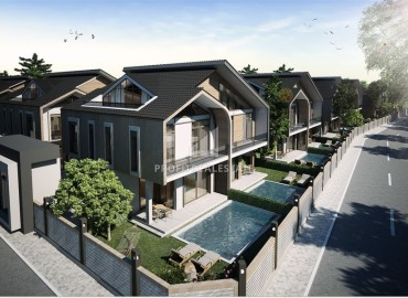 Modern luxury villa residence for citizenship, in installments from the developer, Doşemealti, Antalya ID-16551 фото-10