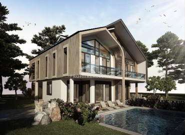 Modern luxury villa residence for citizenship, in installments from the developer, Doşemealti, Antalya ID-16551 фото-14