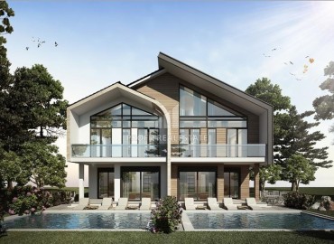 Modern luxury villa residence for citizenship, in installments from the developer, Doşemealti, Antalya ID-16551 фото-20