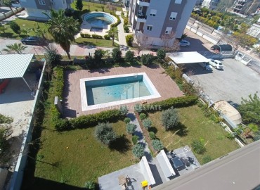 Unfurnished one bedroom apartment, with built-in kitchen, in a modern residence with facilities, Guzeloba, Antalya ID-16553 фото-11