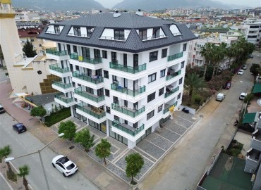 New one bedroom apartment, 45 m², in an urban house 50 m from the sea in Oba, Alanya, at a competitive price ID-15454 фото-14