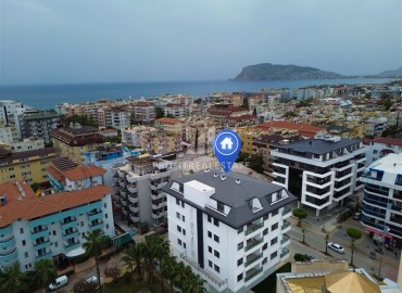 New one bedroom apartment, 45 m², in an urban house 50 m from the sea in Oba, Alanya, at a competitive price ID-15454 фото-16