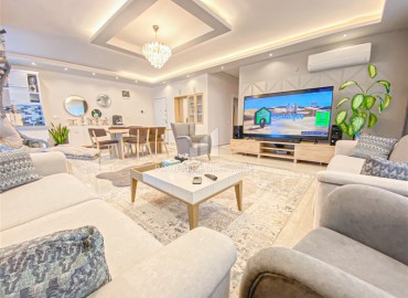 Elegant two bedroom apartment for residence permit, 110 m², glazed balcony, Tosmur, Alanya ID-16557 фото-2