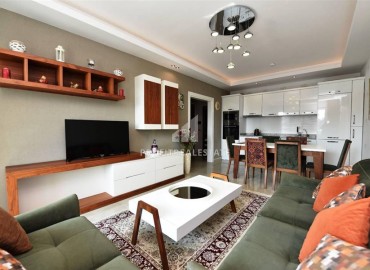 Меблированная квартира с элегантным дизайном для ВНЖ, 2+1, в 500 метрах от моря, в комплексе с инфраструктурой, Махмутлар, Аланья ID-16558 фото-2