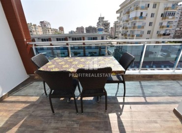 Furnished apartment with an elegant design for a residence permit, 2+1, 500 meters from the sea, in a residence with facilities, Mahmutlar, Alanya ID-16558 фото-10