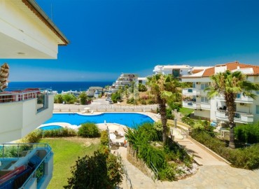 Gasified three bedroom duplex, 135m², with sea views in a cozy residence in Alanya Konakli area ID-16563 фото-11