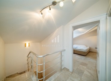 Gasified three bedroom duplex, 135m², with sea views in a cozy residence in Alanya Konakli area ID-16563 фото-18