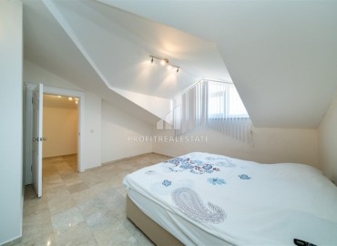 Gasified three bedroom duplex, 135m², with sea views in a cozy residence in Alanya Konakli area ID-16563 фото-22