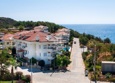 Gasified three bedroom duplex, 135m², with sea views in a cozy residence in Alanya Konakli area ID-16563 фото-27