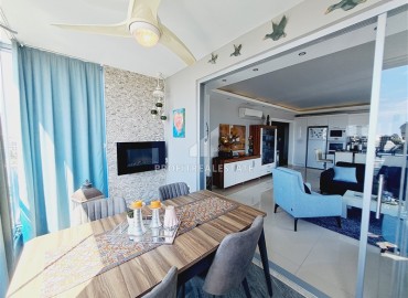 Luxurious three bedroom penthouse, 180 m², overlooking the Alanya Fortress in the Alanya - Tosmur area ID-16574 фото-6