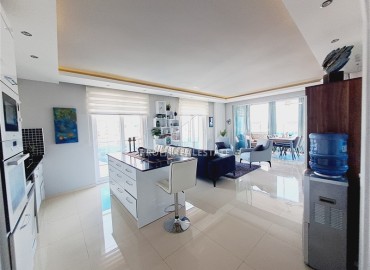 Luxurious three bedroom penthouse, 180 m², overlooking the Alanya Fortress in the Alanya - Tosmur area ID-16574 фото-9