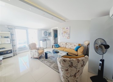 Luxurious three bedroom penthouse, 180 m², overlooking the Alanya Fortress in the Alanya - Tosmur area ID-16574 фото-14