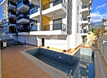 Unfurnished one bedroom apartment, fully finished, in a new building with facilities, Mahmutlar, Alanya ID-16577 фото-16