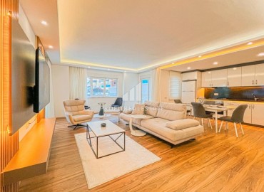Трехкомнатная квартира с дизайнерским интерьером, 95м² с отличной локацией в Махмутларе, Алания ID-16590 фото-2