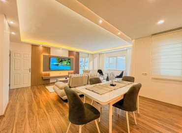 Трехкомнатная квартира с дизайнерским интерьером, 95м² с отличной локацией в Махмутларе, Алания ID-16590 фото-4