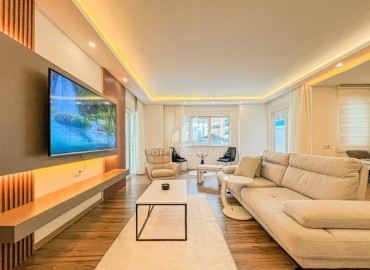 Трехкомнатная квартира с дизайнерским интерьером, 95м² с отличной локацией в Махмутларе, Алания ID-16590 фото-7