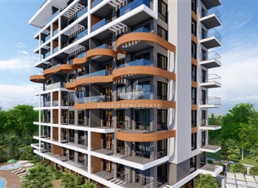 Apartment 1+1, 65m², in a premium residence at the final stage of construction in Avsallar, Alanya ID-16592 фото-4