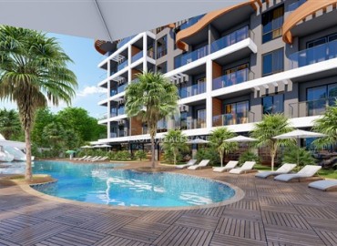 Apartment 1+1, 65m², in a premium residence at the final stage of construction in Avsallar, Alanya ID-16592 фото-6