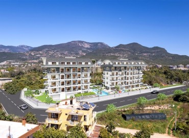 Linear and two-level apartment in installments from the developer, 50-180m², in a residence with facilities, Oba, Alanya ID-16611 фото-7