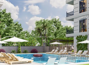 Linear and two-level apartment in installments from the developer, 50-180m², in a residence with facilities, Oba, Alanya ID-16611 фото-8