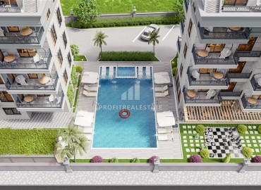 Linear and two-level apartment in installments from the developer, 50-180m², in a residence with facilities, Oba, Alanya ID-16611 фото-9