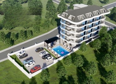 Start of sales: investment apartment 1+1 and 2+1, 250 meters from the sea, in a residence with facilities in the center of Alanya ID-16627 фото-10