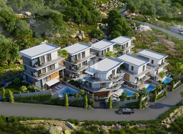 Luxurious modern 3+1 villas with own facilities in installments from the developer, Alanya ID-16631 фото-4