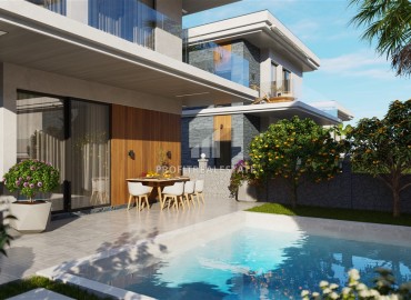 Luxurious modern 3+1 villas with own facilities in installments from the developer, Alanya ID-16631 фото-6