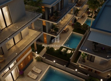 Luxurious modern 3+1 villas with own facilities in installments from the developer, Alanya ID-16631 фото-9