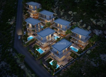 Luxurious modern 3+1 villas with own facilities in installments from the developer, Alanya ID-16631 фото-19