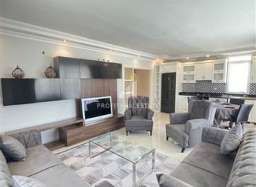 Elegant penthouse 2+1, 115m², in a residence with inexpensive facilities in the Oba area, Alanya, for a residence permit ID-16644 фото-2