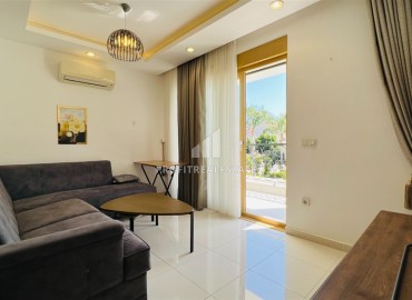 Furnished 1+1 apartment with a stylish design, in a low-rise residential residence with facilities, Kemer, Antalya ID-16650 фото-3