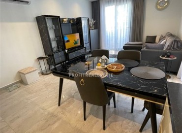 Modern furnished apartment 1+1, 55m², in a residence with facilities 350 meters from the sea, Oba, Alanya ID-16657 фото-5