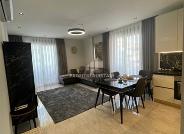 Современно меблированная квартира 1+1, 55м², в комплексе с инфраструктурой в 350 метрах от моря, Оба, Аланья ID-16657 фото-6