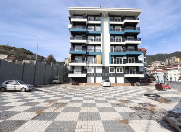 New two bedroom apartment unfurnished, with a separate kitchen, in a modern residence with facilities, Oba, Alanya ID-16662 фото-12