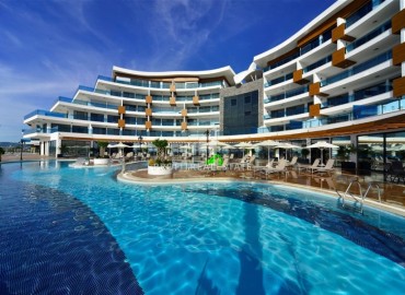 View apartment of hotel type 1+1, in a fashionable residential residence with the facilities of a luxury hotel, Konakli, Alanya ID-16667 фото-13