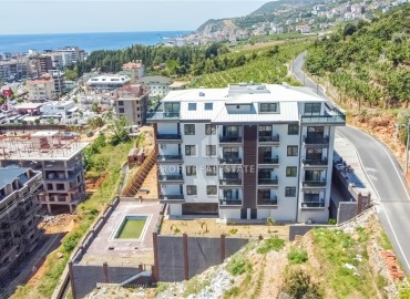 Готовая к проживанию, двухкомнатная квартира, 45м², в новом комплексе с бассейном в центре Алании ID-16691 фото-19