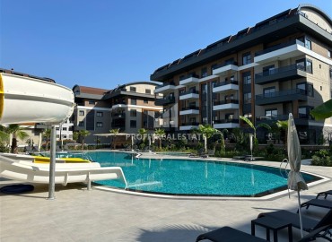 Unfurnished one bedroom apartment in a new residential residence with facilities, Oba, Alanya ID-16692 фото-8