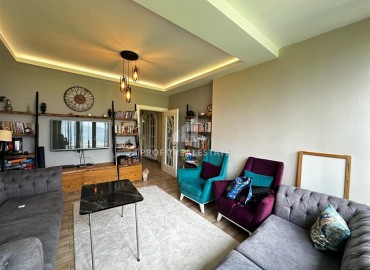 Stylish 4+1 view penthouse with separate kitchen, 220 m², in a cozy residence with good facilities in the Oba area, Alanya ID-16701 фото-4